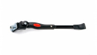 Подножка универсальная 24"-28", алюминиевая, центральная, под среднюю часть рамы, черная